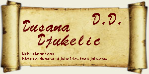 Dušana Đukelić vizit kartica